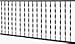 Gilpin Ironworks Inc 4' Blk Windsor Rail 4' 573 Railing Wrought Iron