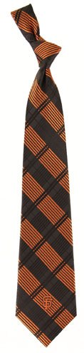 San Francisco Giants Woven Plaid Necktie
