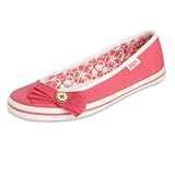 Mantaray- Pink plimpsole bow pumps