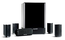 Harman Kardon HKTS-15 5.1 High-Performance, 6-Piece Home Theater Speaker System (Black Gloss)