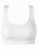 Barely There Women's Customflex Fit Active Wirefree,White,Large