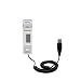 Coiled USB Cable for the Samsung YP-U2 with Power Hot Sync and Charge capabilities - uses Gomadic TipExchange Technology