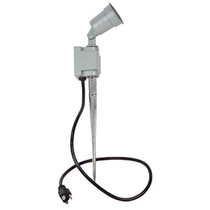 Thomas and Betts K702 Red Dot Portable Standard Spotlight with Ground Spike,... by Thomas & Betts