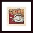 Art Poster Wood Framed Print - Espresso - Artist: Richard Henson- Poster Size: 12 X 12