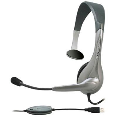 Cyber Acoustics AC 840 Internet USB Mono Headset w/Microphone Cyber Acoustics AC-840 Internet USB Mono Headset w/Microphone