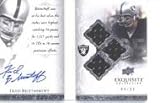 2009 Exquisite Collection Autobiography Jersey Signatures #FB Fred Biletnikoff/99 - Oakland Raiders (Piece of Authentic Jersey - Autographed - Serial #d to 99) (Football Cards)
