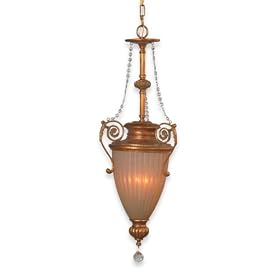 Royce Lighting RC2183BGD Versailles Chandelier Brulee Gold with Frosted Iridescent Globe... by Royce Lighting