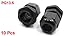 8 Pcs Waterproof PG13.5 Model 6-12mm Cable Range Cables Gland Black
