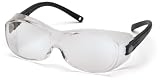 Pyramex Ots Safety Eyewear, Clear Lens With Black Temples