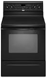 Review Whirlpool  / Whirlpool GFE461LVB Black Whirlpool GoldR 30 in. Self-Cleaning Freestanding Electric Range