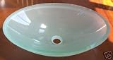 5/8Thick Frosted Glass Sink Pedestal NCO1015.1F