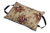 Garden Kneeler and Cushion in Country Rose Sage Fleece with a Waterproof Backing