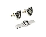 Oakland Raiders Cufflinks and Tie Bar Gift Set