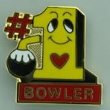 No. 1 Bowler Lapel Pin