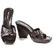 Nine West *Finance* Black Leather Sandals Image