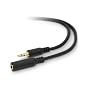 Belkin Pro Series Mini Stereo Extension Cord 3.5mm M/F 5.5m