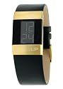 Lip - 1073752 - Montre Femme - Quartz Digitale - Cadran Noir - Bracelet en Cuir Noir