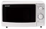 Sharp R209WM Compact Solo White 20L 800W Manual Microwave