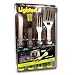 4 Pcs Lighted BBQ Stainless Steel Utensil Set