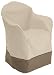 Veranda Chair Slip Cover 78962, Pebble, Fits Most Resin Patio Chairs