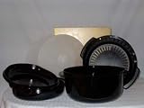 Review Tupperware  / NEW Tupperwave Stack Cooker 6 piece set in Black
