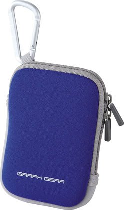 Cover image : ELECOM 伸縮素材採用デジタルカメラケース(参考収納寸法60*25*90)ブルー DGB-026BU