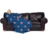Chicago Cubs 48x71 Comfy Throw Fleece Over-sized Loose Fitting Sleeves Machine Washable