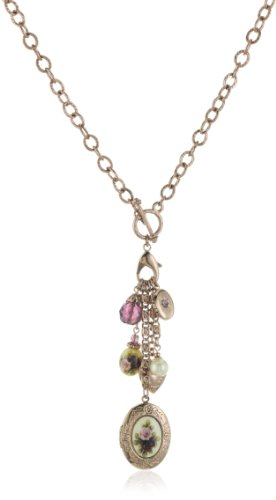 1928 Boutique Manor House Charms And Lockets Toggle Necklace
