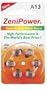 Zenipower Zinc-Air Hearing Aid Battery Size 13 (60)