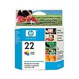 Hewlett Packard No.22 Tri-Colour Inkjet Cartridge, Ref C9352AE