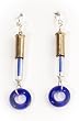 Earrings: Cobalt Ring