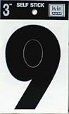 Self-Stick Black Vinyl Die Cut