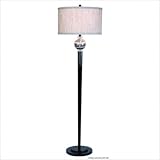 Trend Lighting TF1278 Titan Floor Lamp, Ebony Lacquer