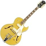 Epiphone ES-295 Electric Guitar with Bigsby Tremolo, Metallic Gold