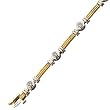 Two Tone Diamond Lavish Fancy Bracelet