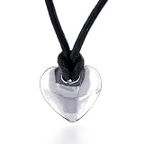 Sterling Silver Heart Pendant w/ Necklace 16