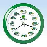 John Deere Tractor Clock