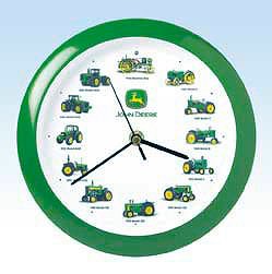 John Deere Tractor Clock