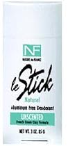 Green CLay Unscented Deodorant Stick 3 oz