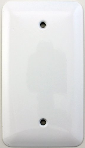 Mulberry Princess Style White One Gang Blank Switch Plate