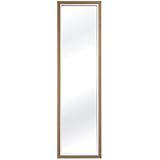 MCS Over The Door Mirror with Cork Edge, 12 x 48", White
