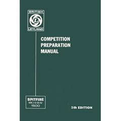 Triumph Owners' Handbook: Spitfire Competition Preparation Manual
