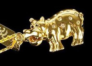 Silicon Flash drive : 8GB jewelry crystal Animal Hippo Model USB Flash drive 2.0 pen stick