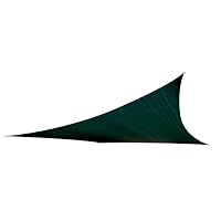 Coolaroo Square Shade Sail 17 Feet 9 Inches with Hardware Kit, Brunswick Green