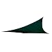 Coolaroo Square Shade Sail 17 Feet 9 Inches with Hardware Kit, Brunswick Green