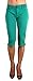 Women's Slim Stretch Colored Bermuda Shorts