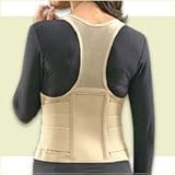 Cincher Women's Posture Back Brace Support Belt - Tan - Medium