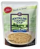 Yankee White Bean Soup from New England Country Soup tm, 15-Ounce Microwavable, Ready-to-Serve Pouch (Pack of 6)