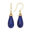 14k Gold & Lapis-Lazuli Drop Earrings