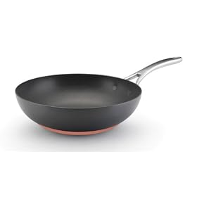 Buy Anolon Nouvelle Copper Hard Anodized Nonstick 12-Inch Open Stir Fry